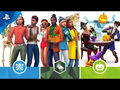 The Sims 4 Console Bundle - Seasons, Jungle Adventure and Spooky Stuff | PS4