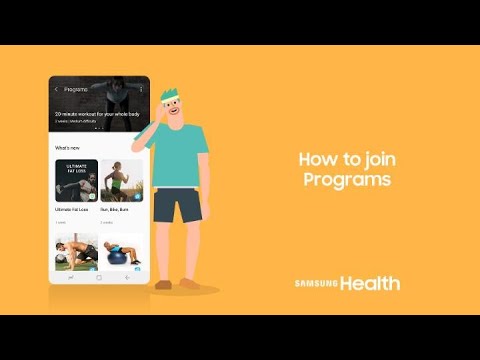 Samsung Health: How to join Programs