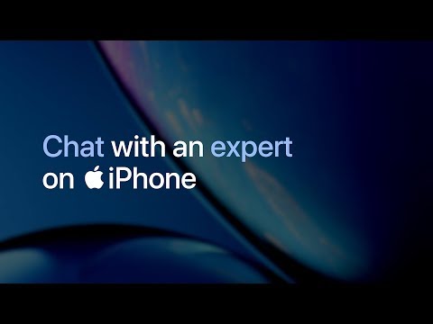 iPhone — Chat with an expert — Apple