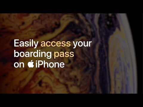 iPhone — Easily access your boarding pass — Apple