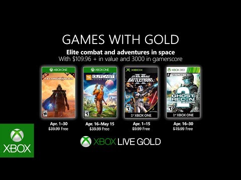 Xbox - April 2019 Games with Gold