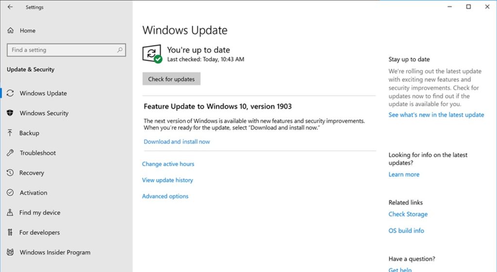 Improving the Windows 10 update experience with control, quality and transparency