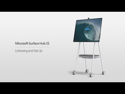 Microsoft Surface Hub 2S | Unboxing and Set Up