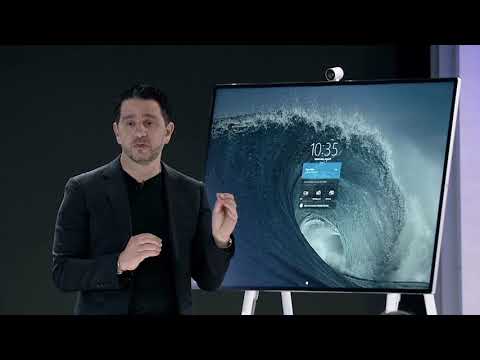 Panos Panay unveils new details about the Microsoft Surface Hub family