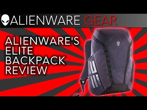Alienware's 15/17" Elite Laptop Backpack Review w/ Ernie