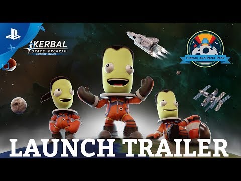 Kerbal Space Program: Enhanced Edition - History & Parts Pack Launch Trailer | PS4