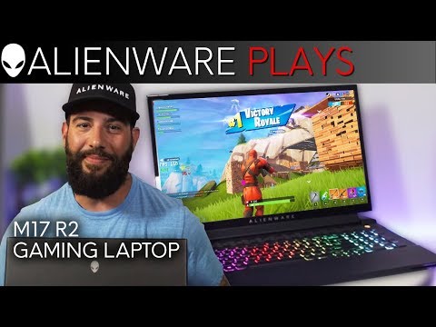 Fortnite Team Rumble Gameplay - Alienware M17 R2 Gaming Laptop