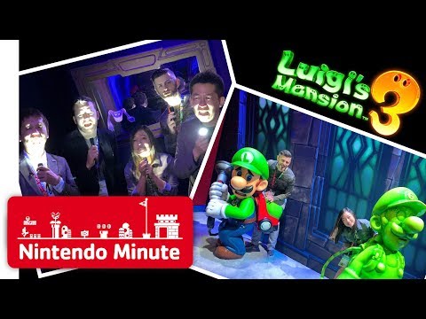 E3 Vlog Day 2 - Gettin’ Spooked in Luigi’s Mansion 3 - Nintendo Minute
