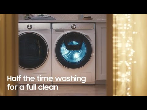 QuickDrive™ Washing Machine: Half the time washing for a full clean│Samsung