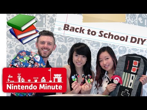 MUST HAVE Nintendo Back to School DIYs w/ GandaKris - Nintendo Minute