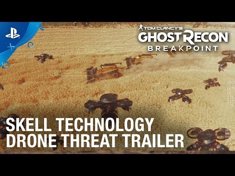 Tom Clancy's Ghost Recon Breakpoint - Skell Technology Drone Threat Trailer | PS4