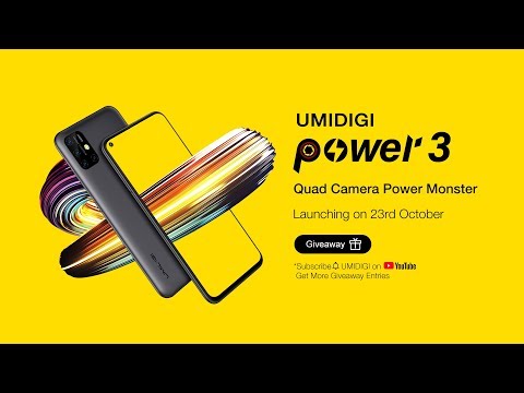 UMIDIGI Power 3 Huge Giveaway is Here! Launching on 23rd October