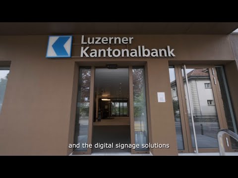 SMART Signage Solutions: Case Study - Luzerner Kantonalbank | Samsung