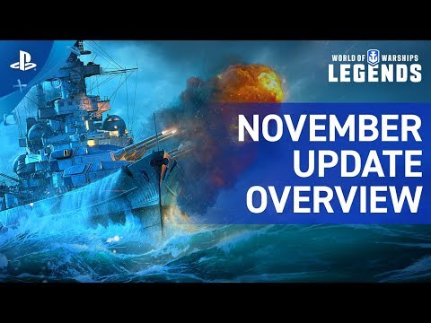 World of Warships: Legends – November Update Overview Trailer | PS4