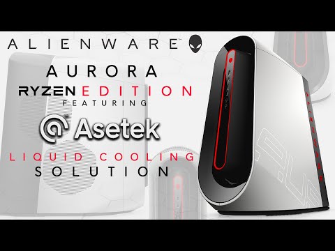 Alienware Aurora Ryzen Edition Featuring Asetek Liquid Cooling CPU Pump