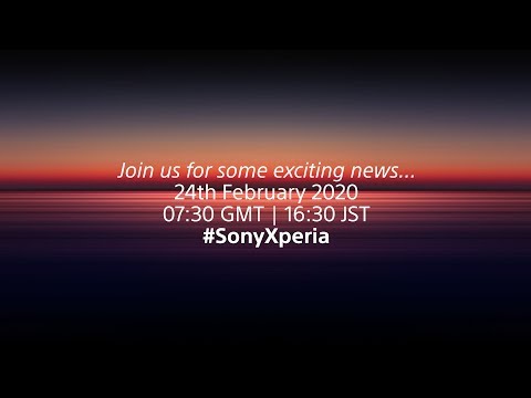 Xperia Announcement February 2020