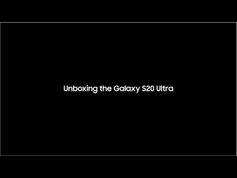 Unboxing the Galaxy S20 Ultra | Samsung