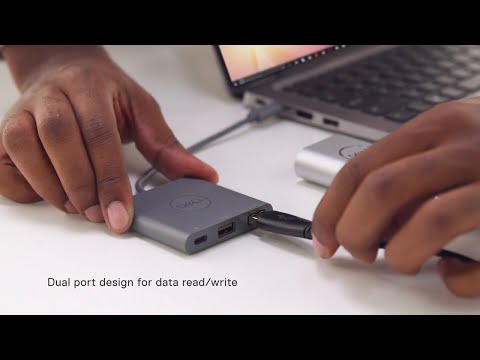 Dell Combo USB-C to Dual USB-A with Power Pass-Through