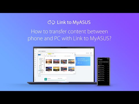 How to transfer content between phone and PC with Link to MyASUS? | ASUS