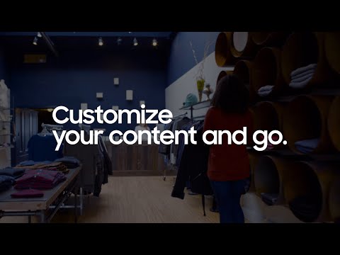 Samsung Business TV: Customize your content and go I Samsung