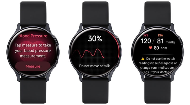 samsung health monitor app blood pressure