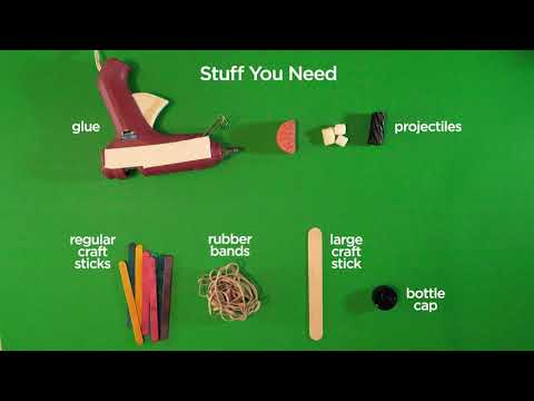 STEM At Home Episode #3: Rubber Band Catapult Test