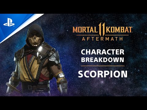 Mortal Kombat 11 Aftermath - Competition Center Character Breakdown: Scorpion | PS4