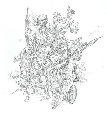 Take a guided tour of Final Fantasy Crystal Chronicles Remastered Edition’s beautiful concept art