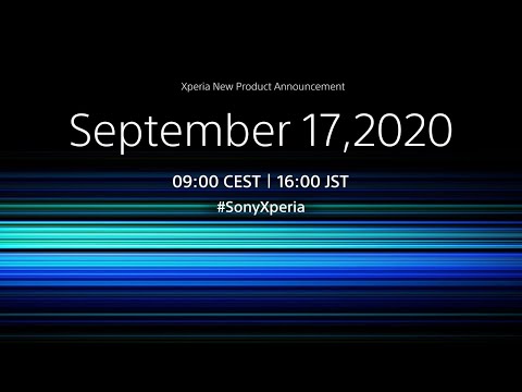 Xperia Announcement September 2020