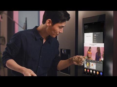 Smart Home: FamilyHub and Doorbell | Samsung