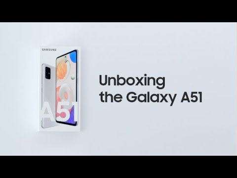 Galaxy A51: Official Unboxing | Samsung