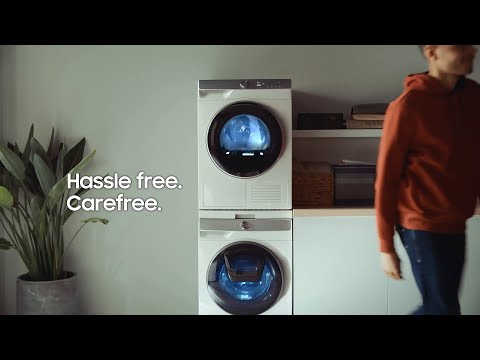 Samsung QuickDrive™ Washer and Dryer Pairing: Intelligent wash