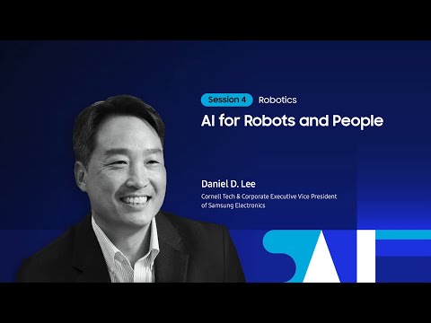 [SAIF2020] Day2: Robotics - Daniel D. Lee | Samsung