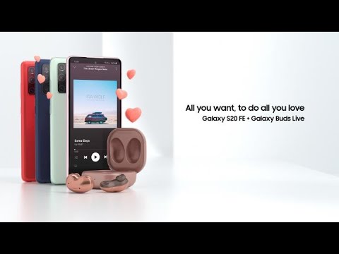 The Gift for Music Fans: Galaxy S20 FE + Galaxy Buds Live | Samsung