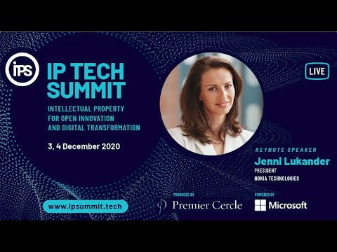 Jenni Lukander's keynote at IP Tech Summit