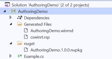 C#/WinRT Authoring Preview and Updates