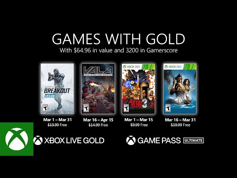 Xbox - March 2021 Games with Gold