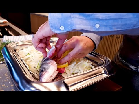 Infinite Line™ - How to steam a fish with Michel Roux Jr. | Samsung