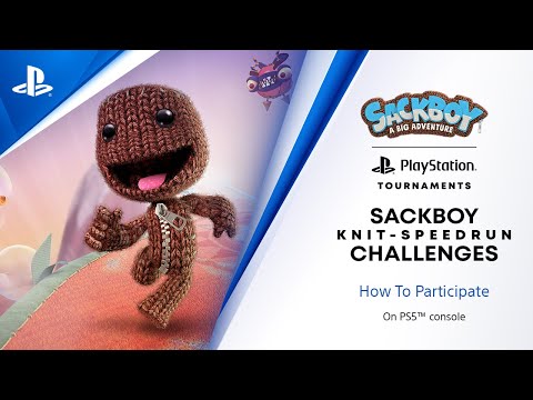 PlayStation Challenges on PS5 - Sackboy Knit-Speedrun Challenges