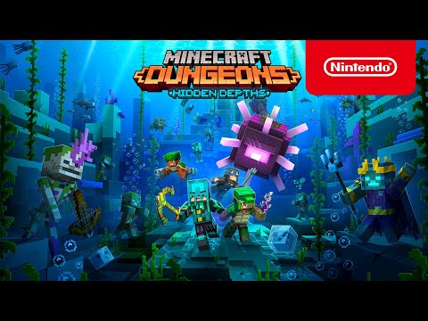 Minecraft Dungeons: Hidden Depths - Official Launch Trailer - Nintendo Switch