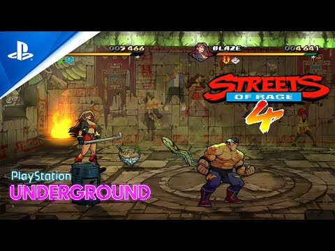Streets of Rage 4: Mr. X Nightmare Survival Mode Gameplay - PlayStation Underground