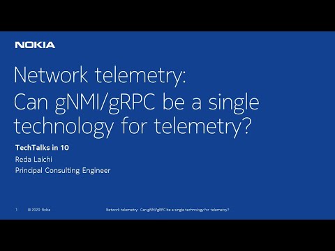 Nokia TechTalks in 10 - Network Telemetry