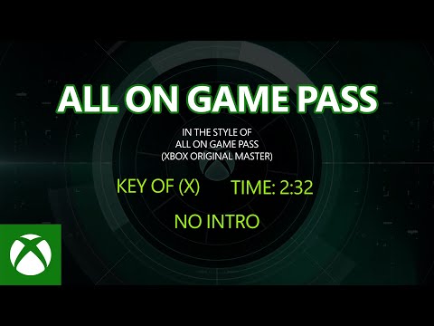 Xbox Game Pass - All on Game Pass [Official Lyric Music Video]