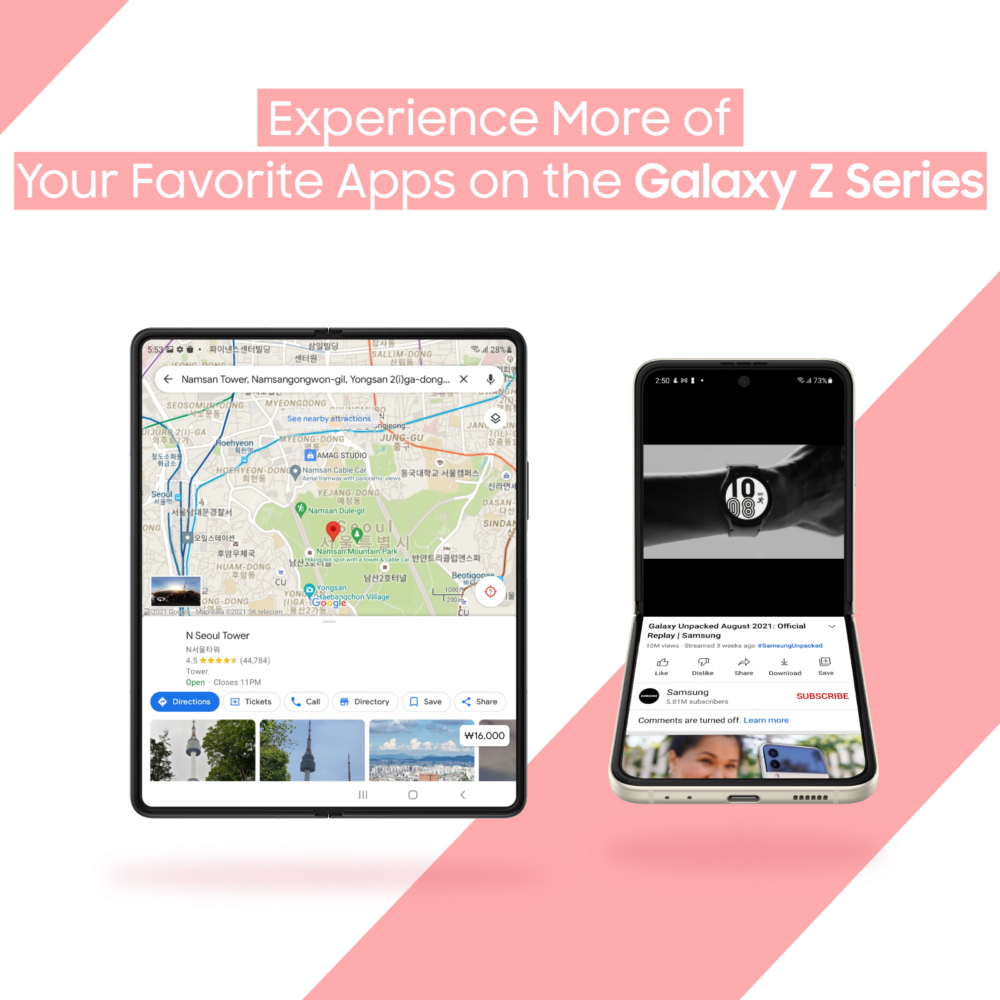 [Infographic] Experience More of Your Favorite Apps on the Galaxy Z Series