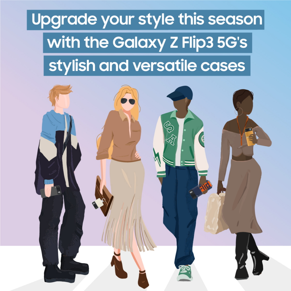 [Infographic] Upgrade Your Style This Season With the Galaxy Z Flip3 5G’s Stylish and Versatile Cases