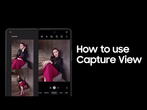 Galaxy Z Fold3 5G: How to review your photos with Capture View | Samsung