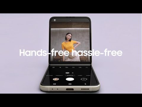 Galaxy Z Flip3 5G: Hands-free photos with Flex mode | Samsung