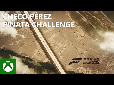 Celebrating Forza Horizon 5 with F1 Driver, Sergio Pérez and his Piñata challenge.