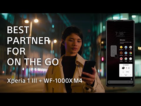 Xperia 1III + WF-1000XM4 – The best partner for on the go​