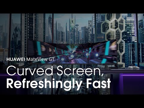 HUAWEI MateView GT - Curved Screen, Refreshingly Fast